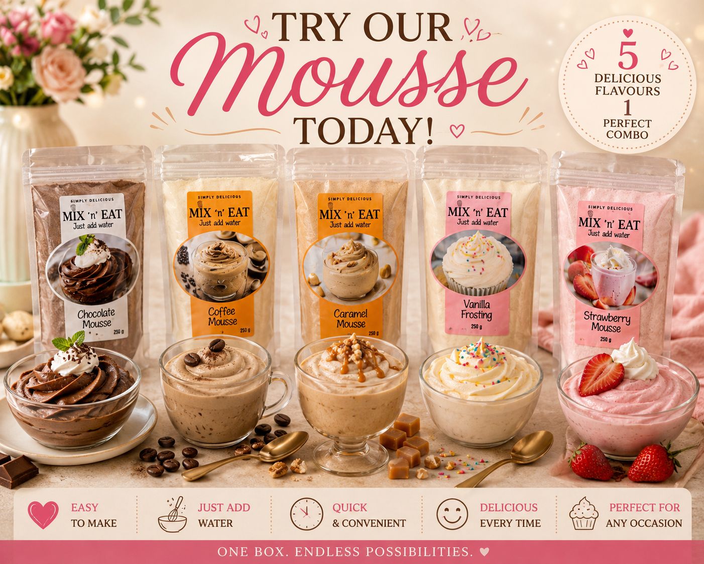 Mousse range