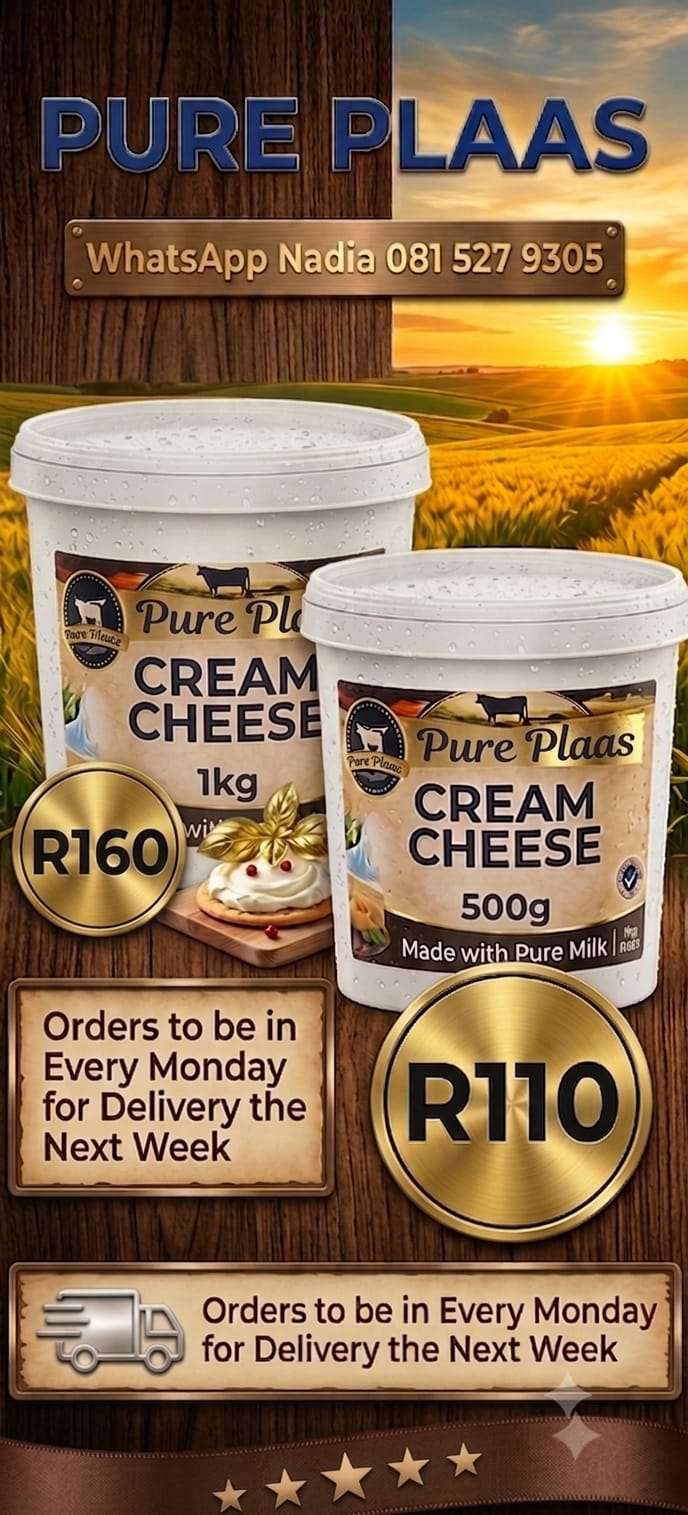 Pure Plaas cream cheese